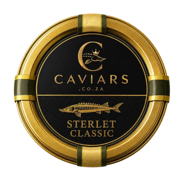 Sterlet caviar tin